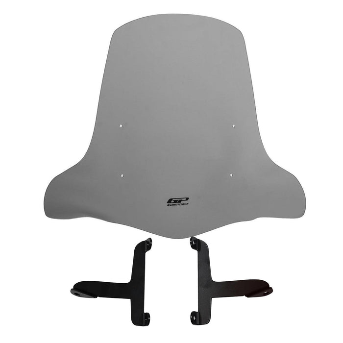 GP Kompozit Pare-brise avec protège-mains fumé compatible pour scooter universel 2020