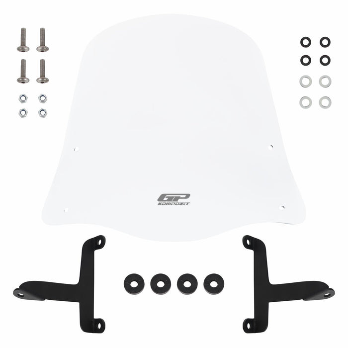 GP Kompozit Parabrisas Transparente Compatible Para Scooter Universal 2020