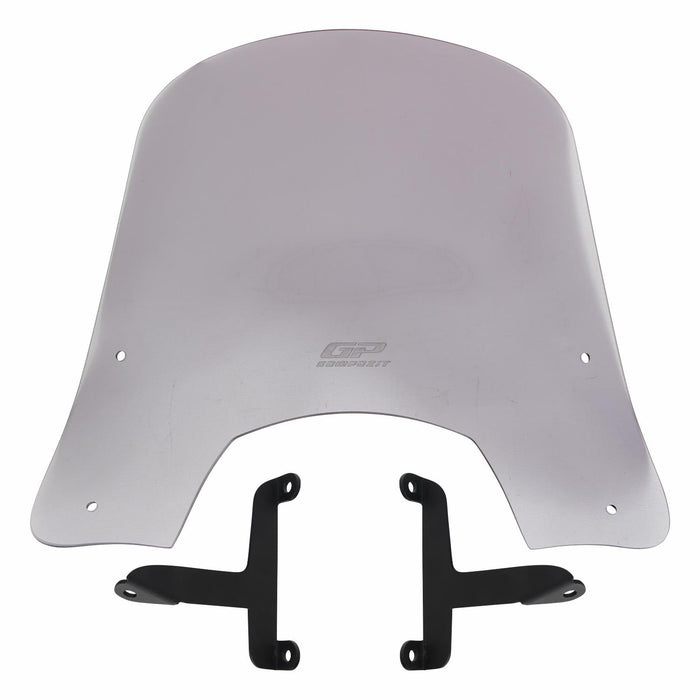 GP Kompozit For Universal Scooter Short Windshield Windscreen Smoked