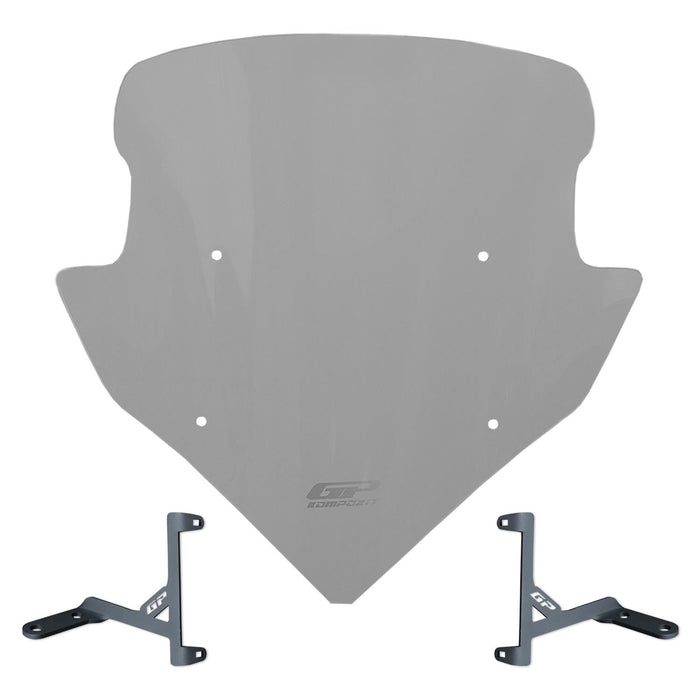 GP Kompozit Windshield Windscreen Smoked Compatible For Suzuki Avenis 125 2023-2024 2023-2024