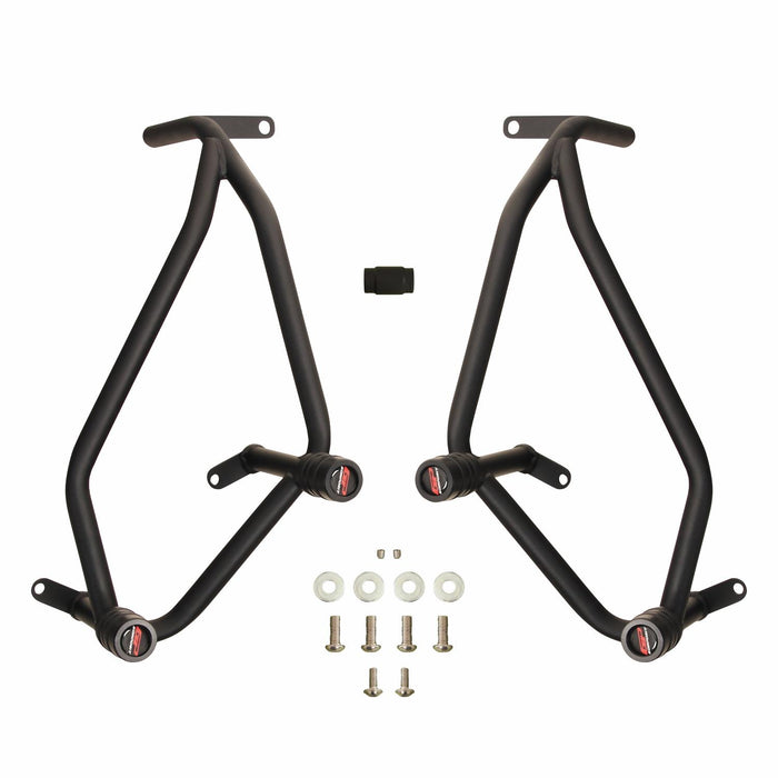 GP Kompozit Engine Protector Crash Bars Black Compatible For Suzuki V-Strom 800DE  2023-2024