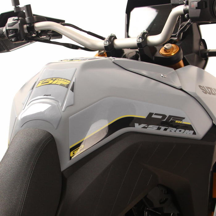 GP Kompozit Tank Pad Set Gray Compatible For Suzuki V-Strom 800DE  2023-2024