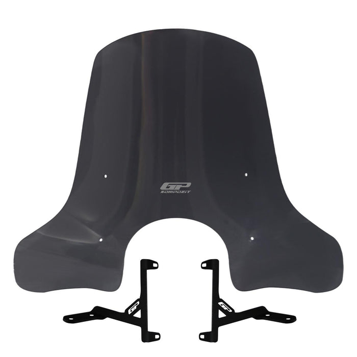 GP Kompozit Pare-brise fumé compatible pour Sym Fiddle 2009-2023
