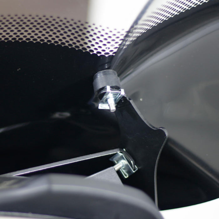 GP Kompozit Parabrisas serigrafiado con guardamanos ahumado compatible con Sym Jet 14 2017-2023