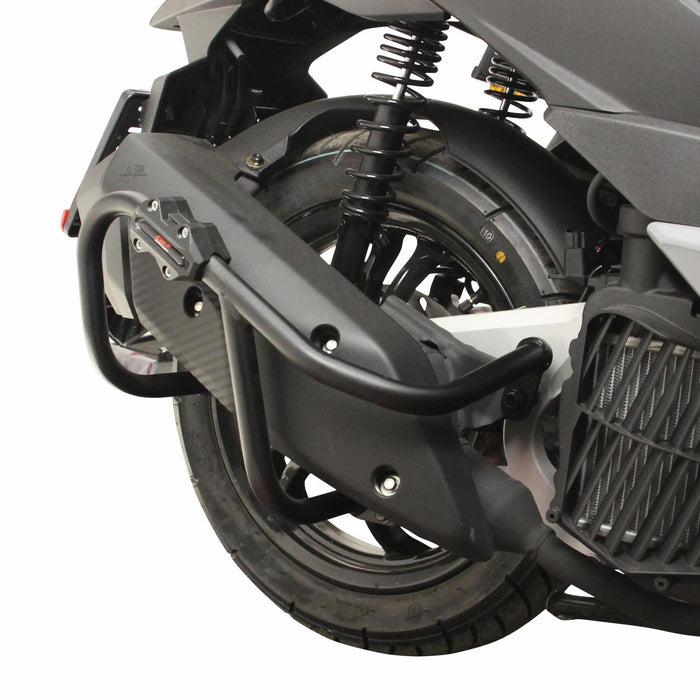 GP Kompozit Exhaust Guard Crash Bar Black Compatible For SYM Jet X 125  2022-2024