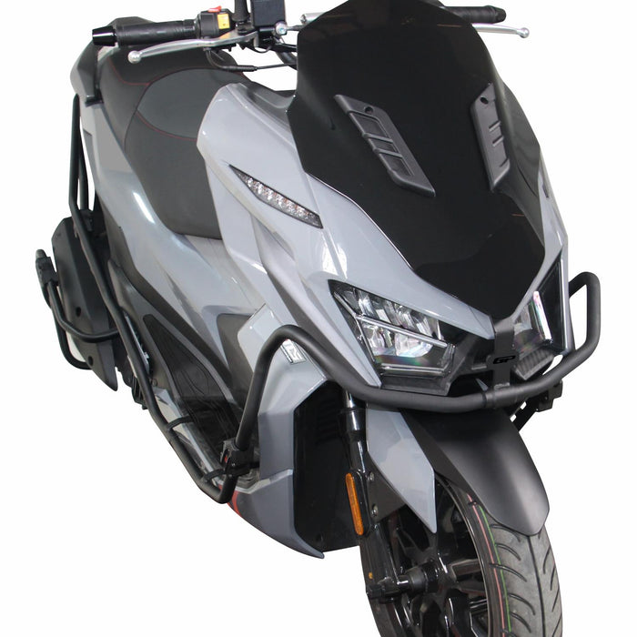 GP Kompozit Engine Protector Crash Bars Black Compatible For SYM Jet X 125  2022-2024