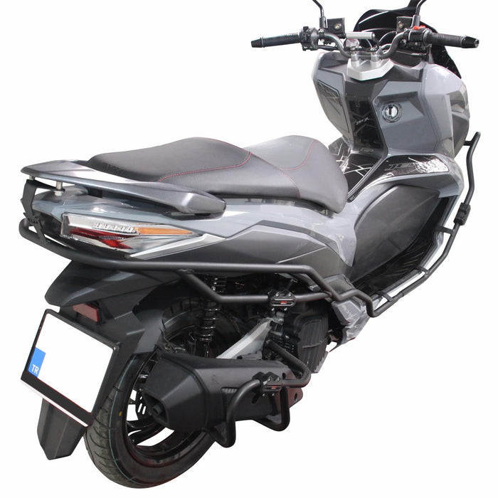 GP Kompozit Engine Protector Crash Bars Black Compatible For SYM Jet X 125  2022-2024