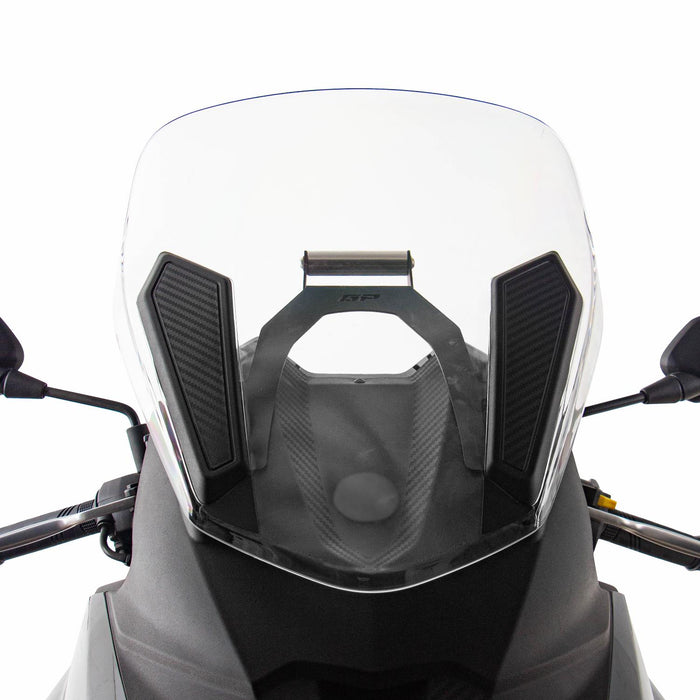 GP Kompozit Soporte para teléfono/navegación Negro Compatible con SYM Joymax Z+ 125 / Joymax Z+ 250 / Joymax Z+ 300 2023