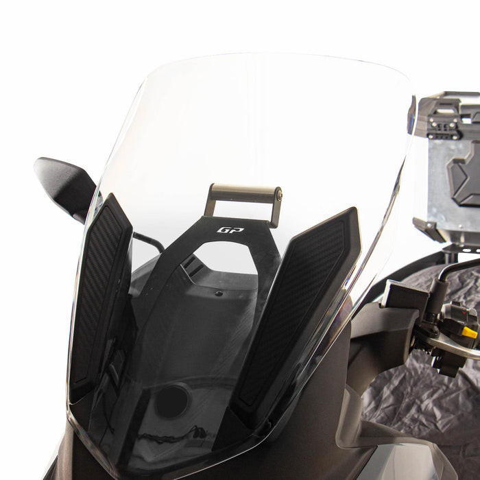 GP Kompozit Soporte para teléfono/navegación Negro Compatible con SYM Joymax Z+ 125 / Joymax Z+ 250 / Joymax Z+ 300 2023