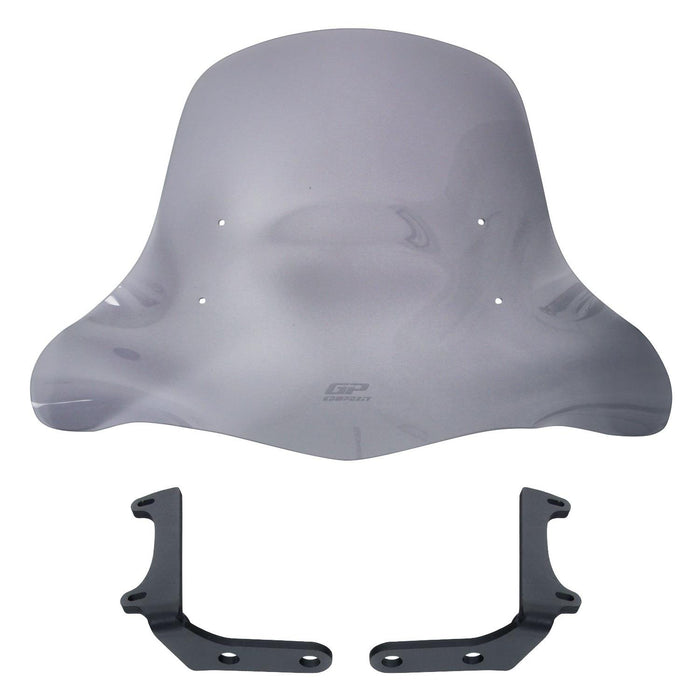 GP Kompozit Parabrisas Con Guardamanos Ahumado Compatible Para Sym Orbit II 50 2022-2023