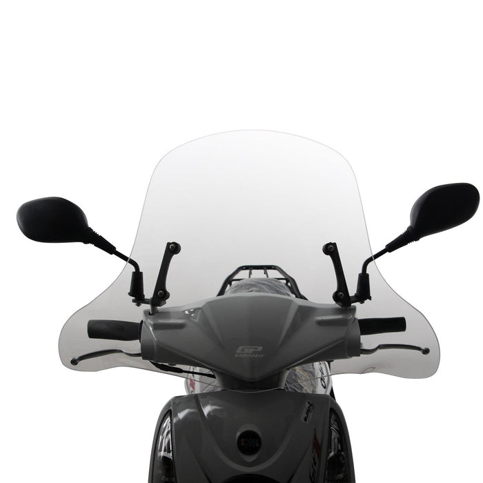 GP Kompozit Parabrisas Con Guardamanos Ahumado Compatible Para Sym Orbit II 50 2022-2023
