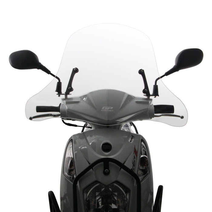 GP Kompozit Parabrisas Con Guardamanos Ahumado Compatible Para Sym Orbit II 50 2022-2023