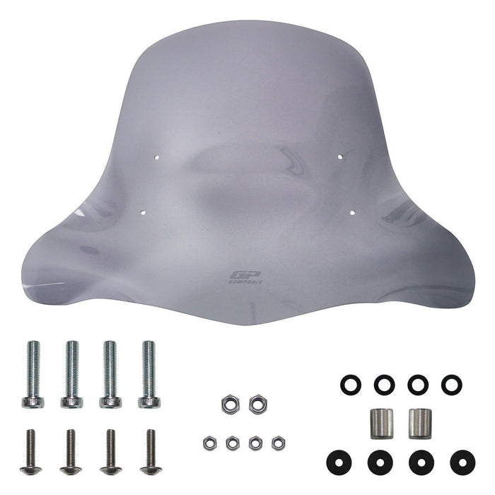 GP Kompozit Parabrisas Con Guardamanos Ahumado Compatible Para Sym Orbit II 50 2022-2023