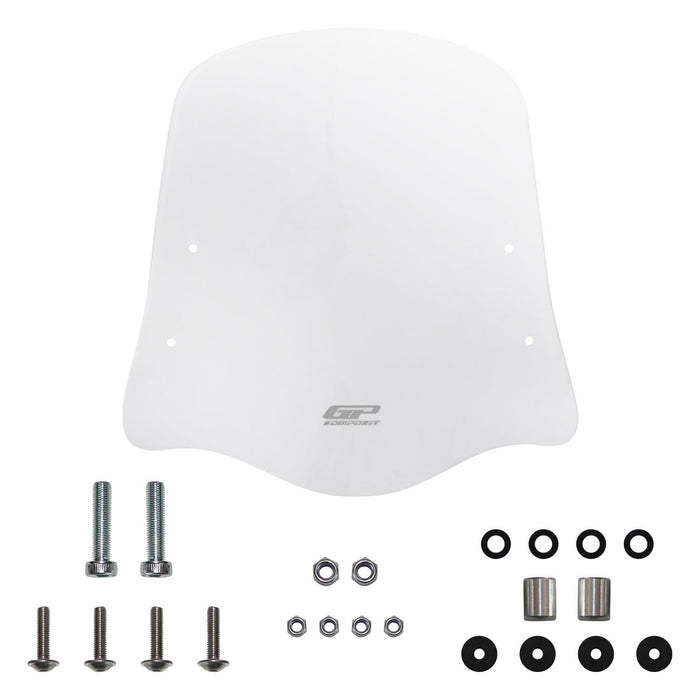 GP Kompozit Pare-brise transparent compatible avec Sym Orbit II 50 2022-2023