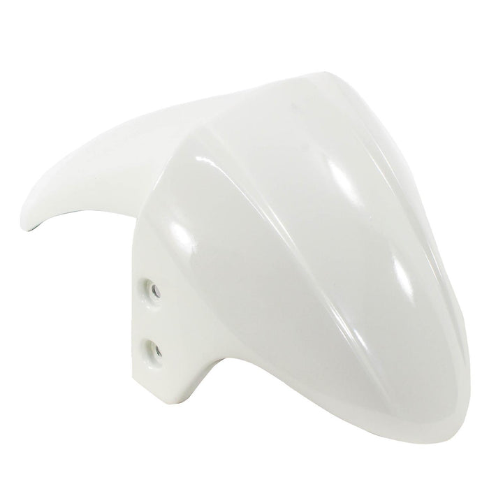 GP Kompozit Front Fender Mudguard White Compatible For Sym Xpro 125 2018-2021