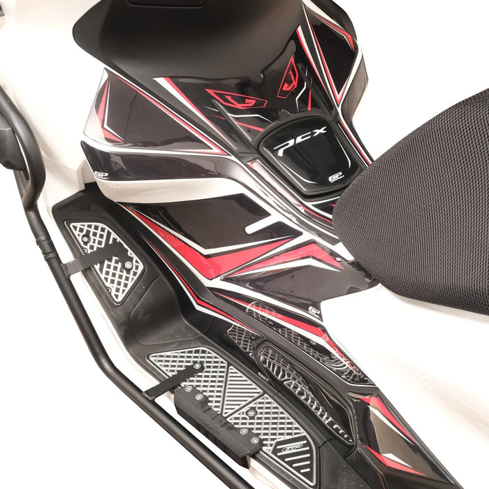 GP Kompozit Tank Pad Set Red Compatible For Honda PCX125 / PCX150  2025