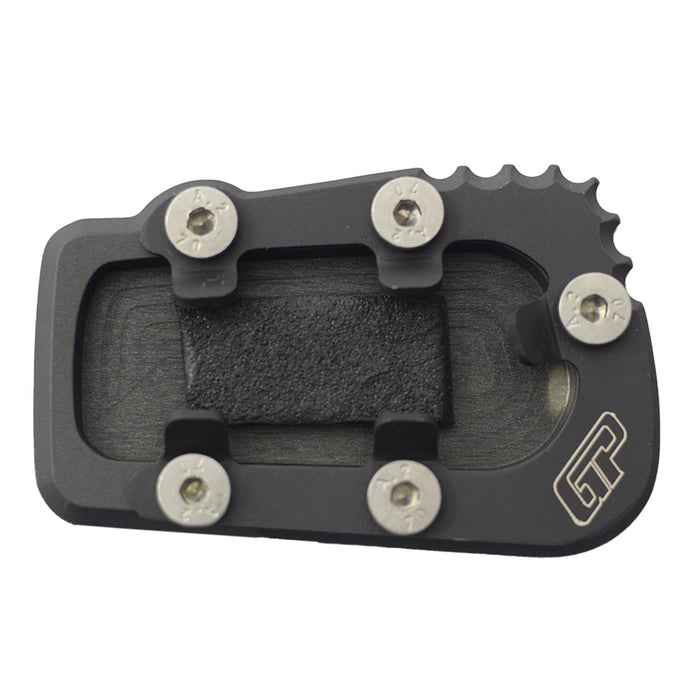 GP Kompozit Kickstand Side Stand Plate Pad Black Compatible For Triumph Tiger 1200 2014-2016