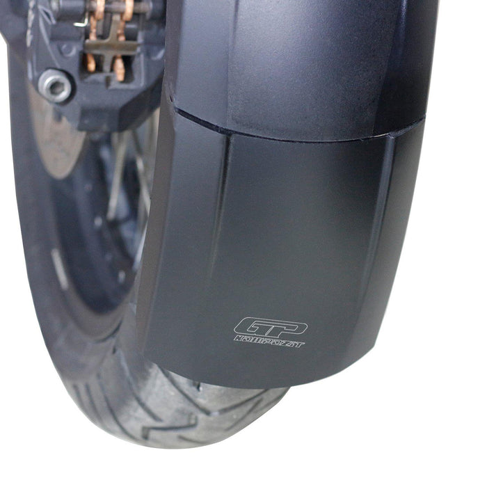 GP Kompozit Extensor de guardabarros delantero negro compatible con Triumph Tiger 1200 2014-2016