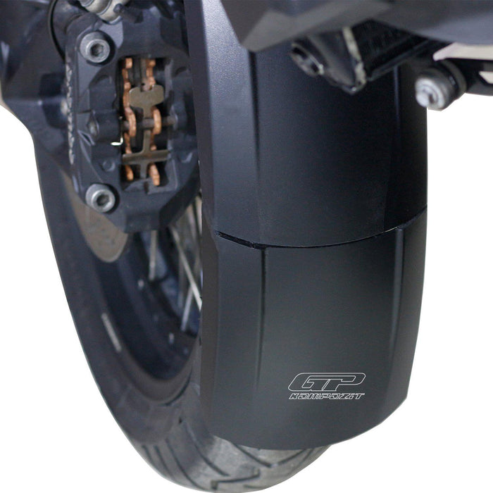 GP Kompozit Extensor de guardabarros delantero negro compatible con Triumph Tiger 1200 2014-2016