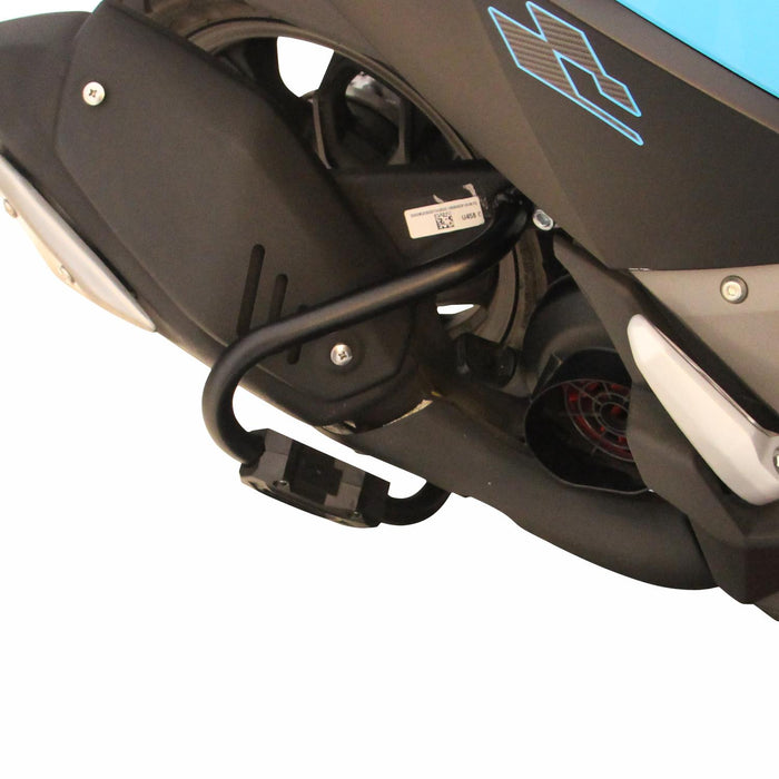 GP Kompozit Exhaust Guard Crash Bar Black Compatible For TVS Ntorq 125  2024
