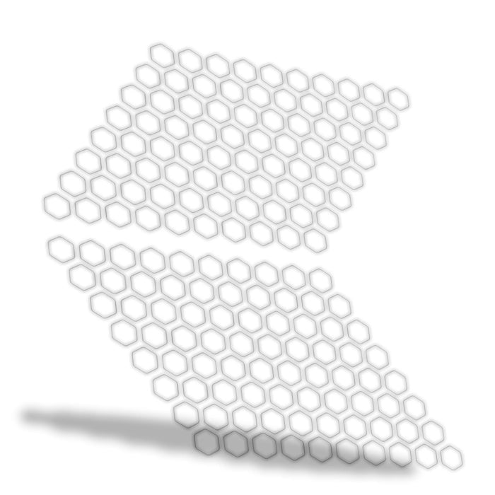 GP Kompozit pour tampon de réservoir universel en nid d'abeille, 160 pièces, Transparent
