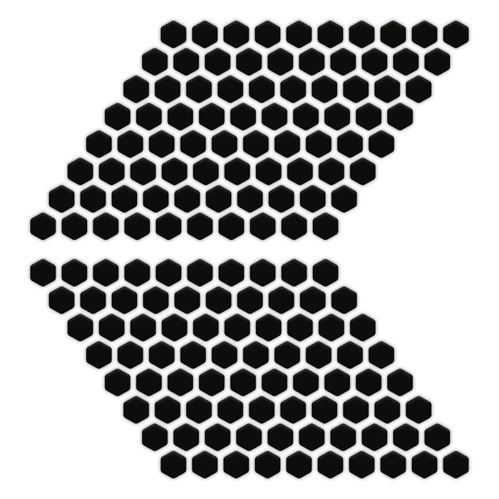 GP Kompozit pour coussin de réservoir universel en nid d'abeille, 160 pièces, noir