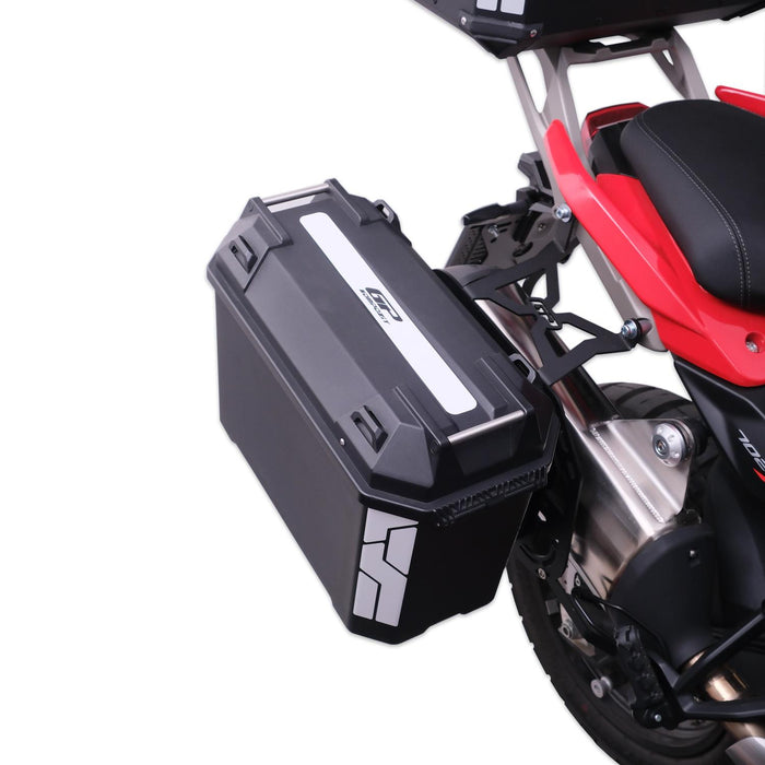 GP Kompozit Universal 26 lt x 2 Plastic Motorcycle Pannier Sides Cases Gray