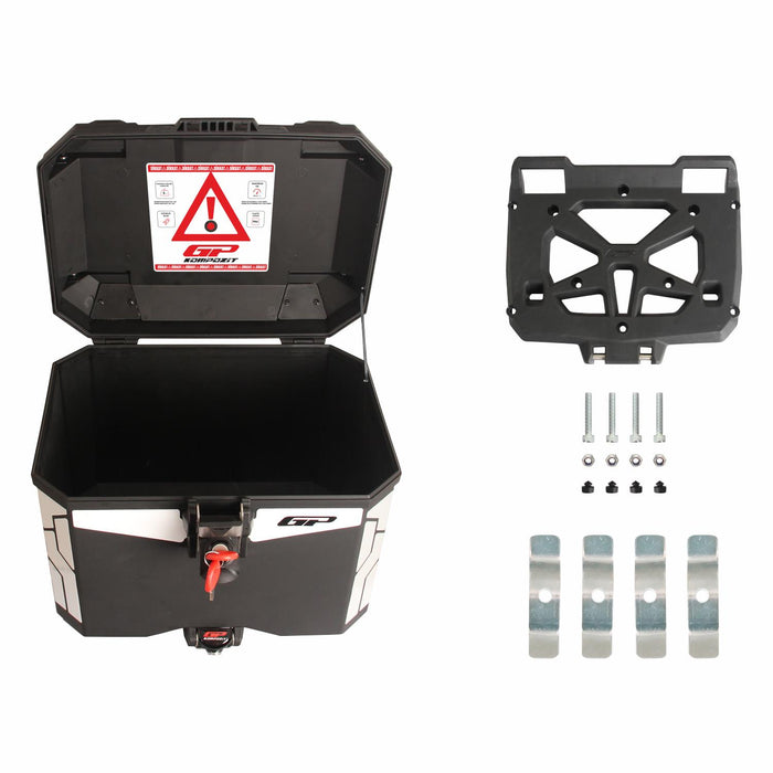 GP Kompozit Universal 33 lt Plactic Motorcycle Top Case Black