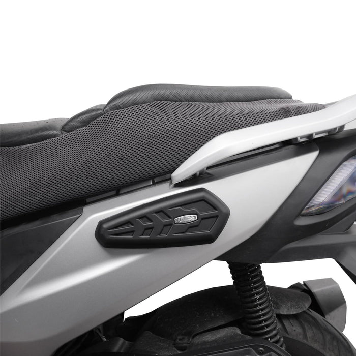 GP Kompozit Universal Side Fairing Cover Black 8x18.5 cm