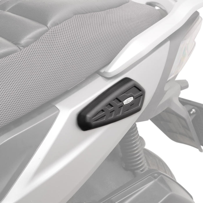 GP Kompozit Universal Side Fairing Cover Black 8x18.5 cm