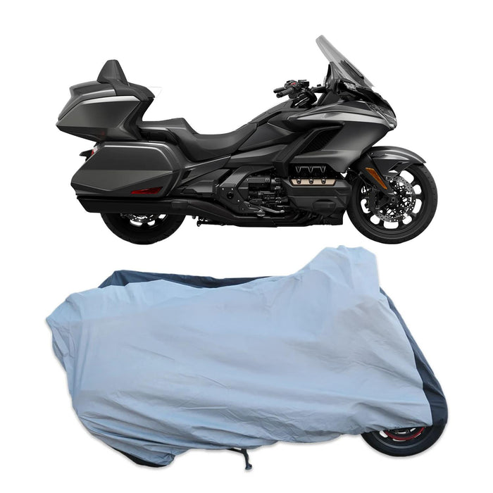 GP Kompozit Universal Indoor/Outdoor Waterproof Motorcycle Cover, Motorcycle Sun Cover, Large Size