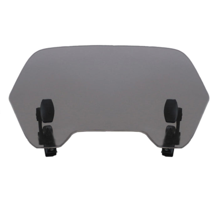 GP Kompozit Motorcycle Windshield Extension Adjustable Clips Windscreen Wind Air Spoiler Deflector Smoked