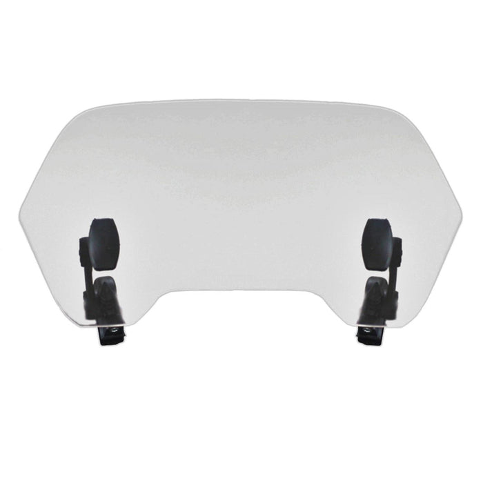 GP Kompozit Motorcycle Windshield Extension Adjustable Clips Windscreen Wind Air Spoiler Deflector Clear