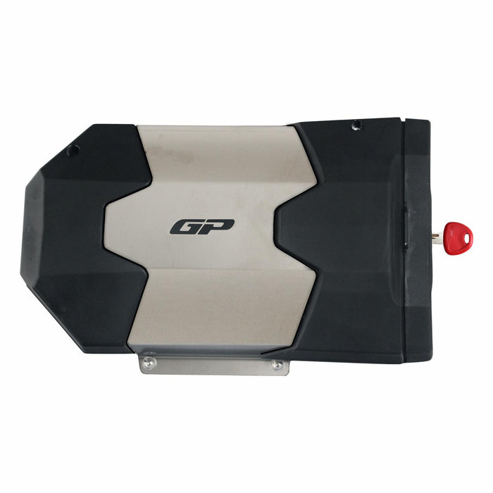 GP Kompozit Universal Motorcycle Crome Body Toolbox Black