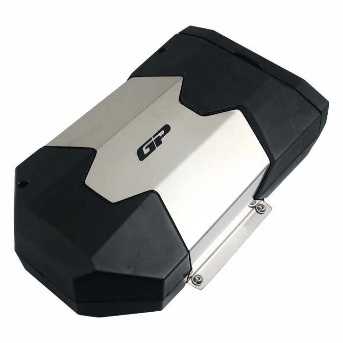 GP Kompozit Universal Motorcycle Crome Body Toolbox Black