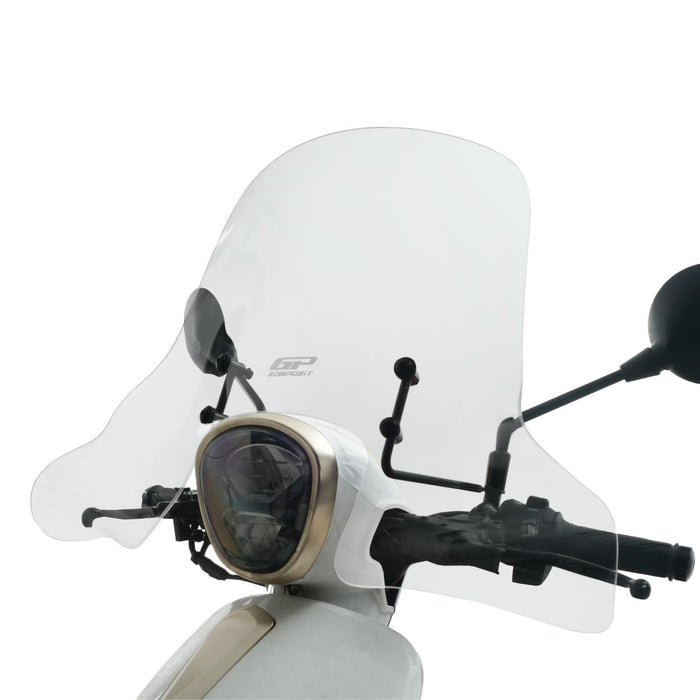 GP Kompozit Windshield Windscreen With Handguard Clear Compatible For RKS Neon125 2023-2025
