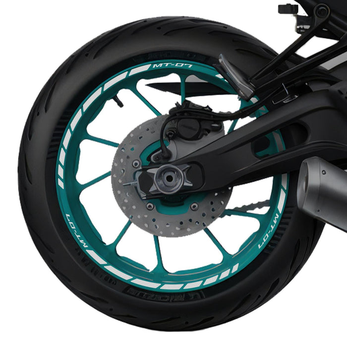 GP Kompozit Rim Strip Reflective Gray Compatible For Yamaha MT-07  2014-2023