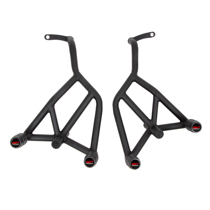 GP Kompozit Protector de motor Crash Bar Protección Negro Compatible para Yamaha MT-07 2014-2023