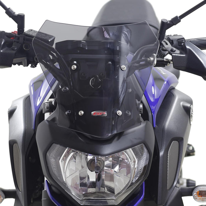 GP Kompozit Sport Windshield Windscreen Smoked Compatible For Yamaha MT-07  2018-2020