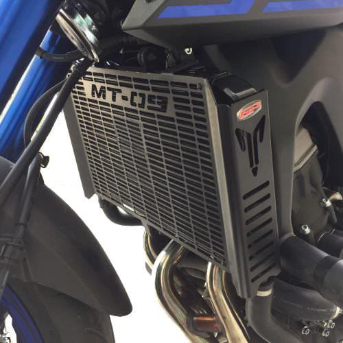 GP Kompozit Protector de radiador negro compatible para Yamaha MT-09 2013-2016