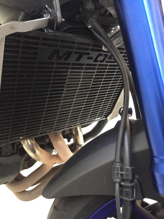 GP Kompozit Radiator Grille Guard Protector Cover Black Compatible For Yamaha MT-09  2013-2016