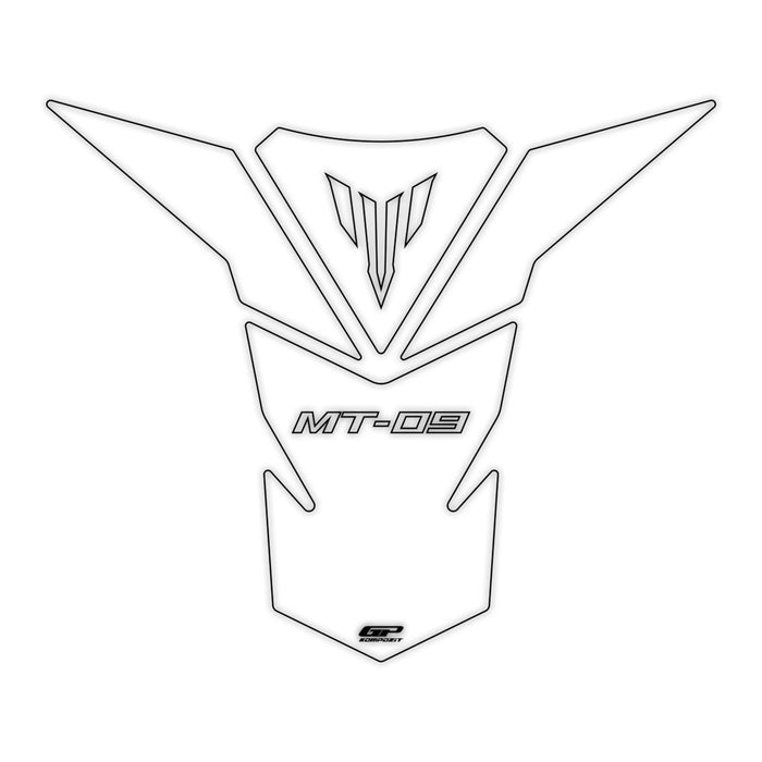 Protector Depósito GP Kompozit Transparente Compatible Para Yamaha MT-09 2013-2020