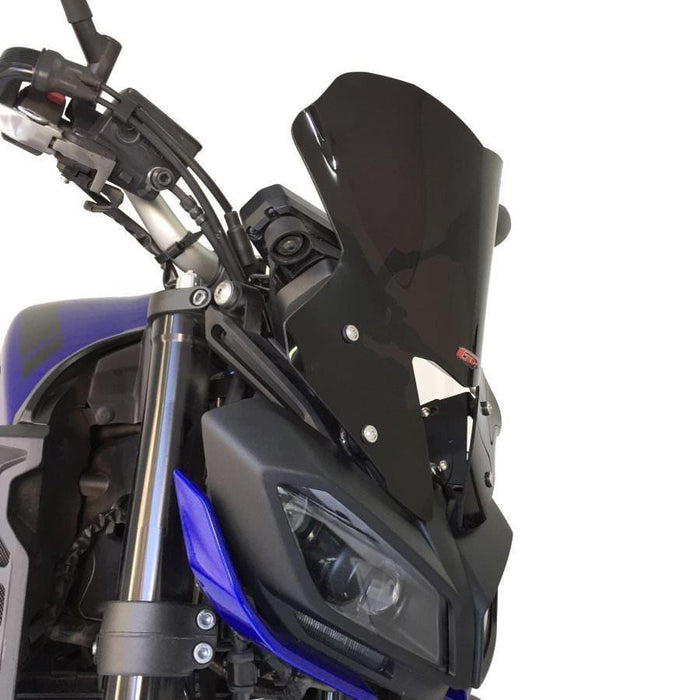 GP Kompozit Windshield Windscreen Black Compatible For Yamaha MT-09  2017-2020
