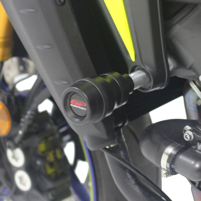 GP Kompozit Engine Crash Frame Sliders Black Compatible For Yamaha MT-09  2021-2023