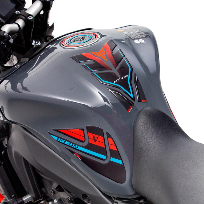 GP Kompozit Kit de protection de réservoir rouge-gris compatible pour Yamaha MT-09 2021-2023
