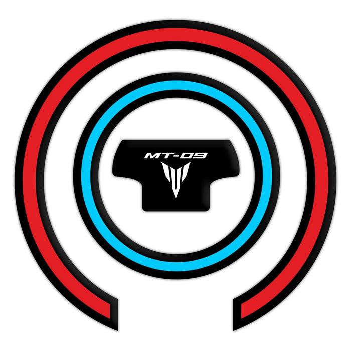 GP Kompozit Protector Depósito Rojo-Gris Compatible con Yamaha MT-09 2021-2023