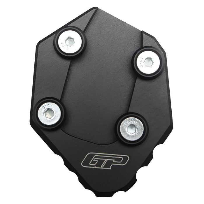 GP Kompozit Kickstand Side Stand Plate Pad Black Compatible For Yamaha MT-09 / MT-09 Tracer / MT-09 Tracer GT  2021-2024