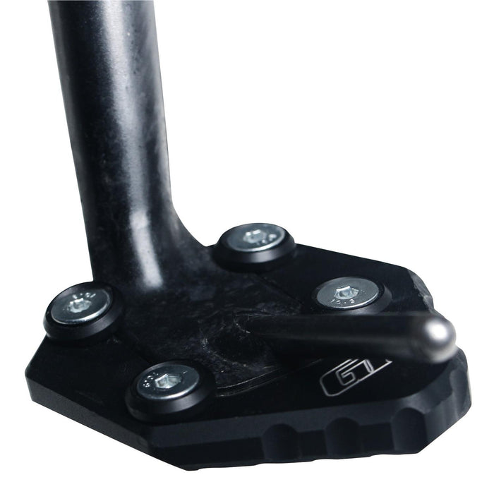 GP Kompozit Kickstand Side Stand Plate Pad Black Compatible For Yamaha MT-09 / MT-09 Tracer / MT-09 Tracer GT  2021-2024