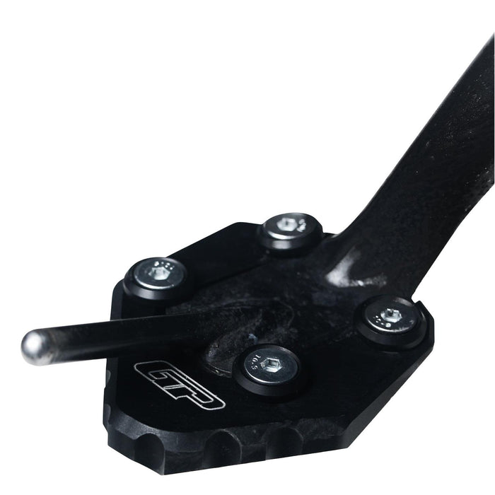 GP Kompozit Kickstand Side Stand Plate Pad Black Compatible For Yamaha MT-09 / MT-09 Tracer / MT-09 Tracer GT  2021-2024
