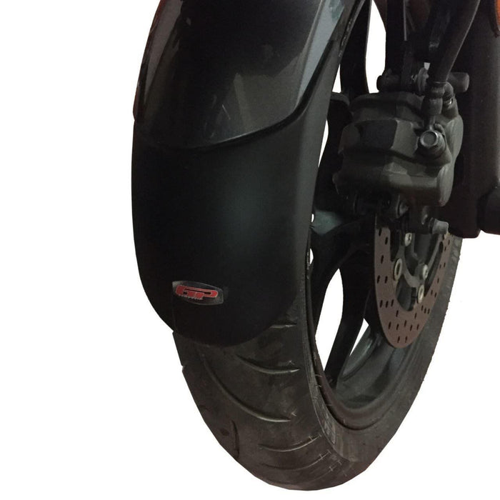 GP Kompozit Front Fender Extender Black Compatible For Yamaha MT-25 / MT-03  2015-2019